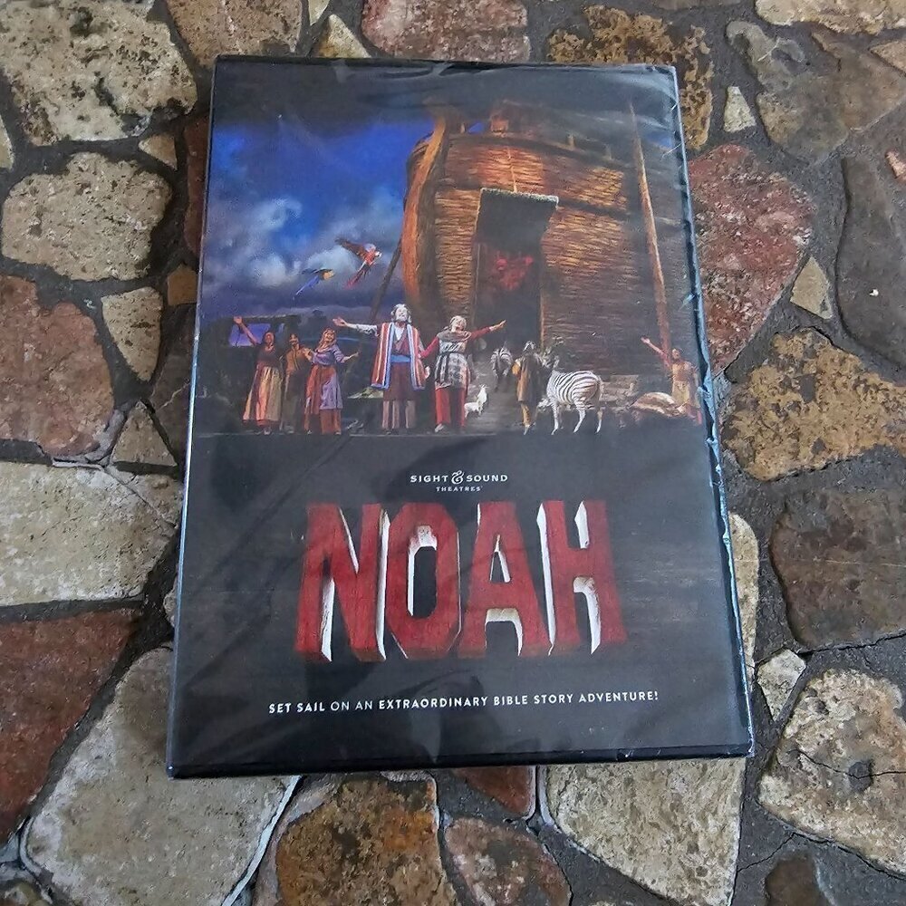 New Sight & Sound Theatres: Noah DVD, Sealed, Religious Live Action With Animals